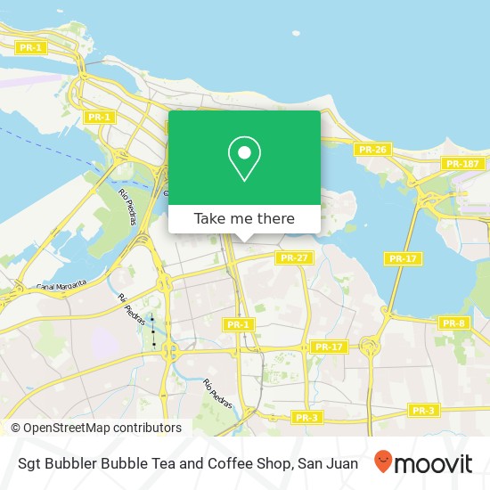 Sgt Bubbler Bubble Tea and Coffee Shop map