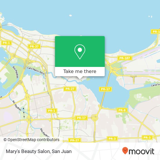 Mapa de Mary's Beauty Salon