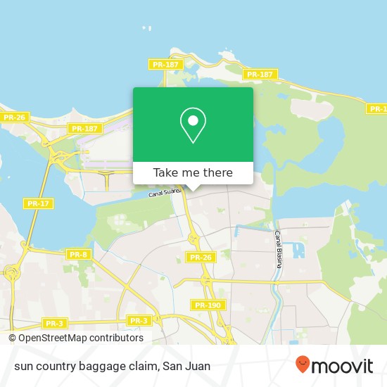 Mapa de sun country baggage claim