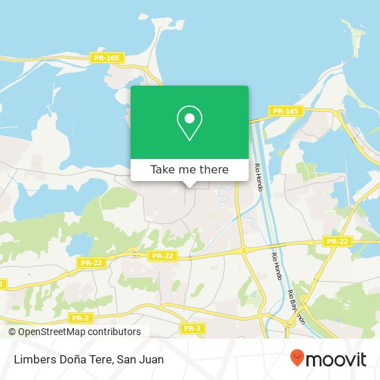 Limbers Doña Tere map