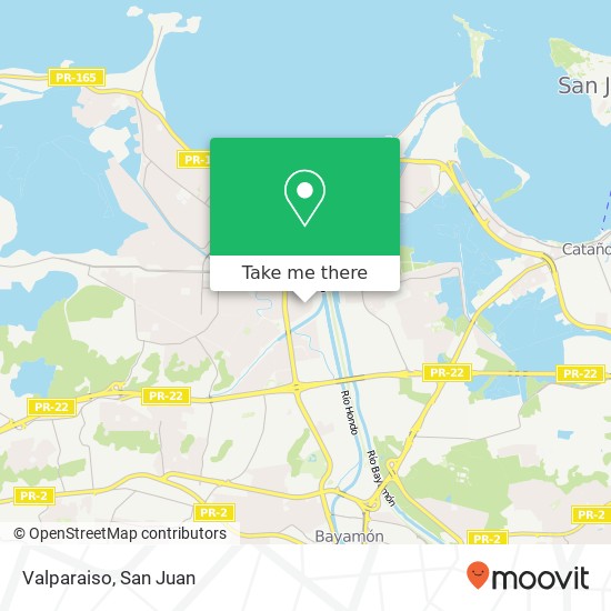Valparaiso map
