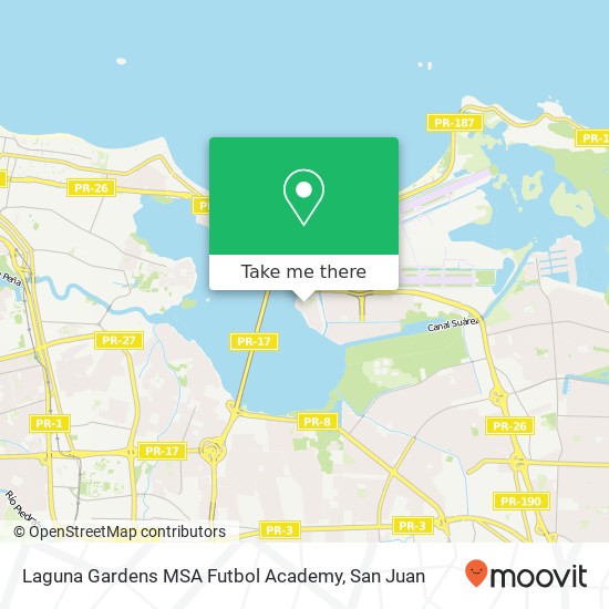 Laguna Gardens MSA Futbol Academy map