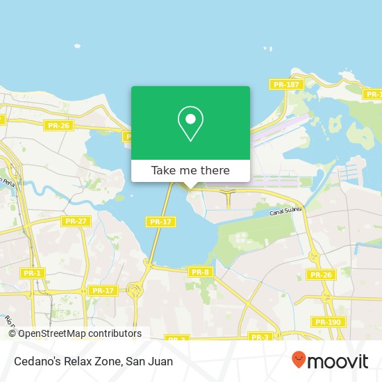 Cedano's Relax Zone map