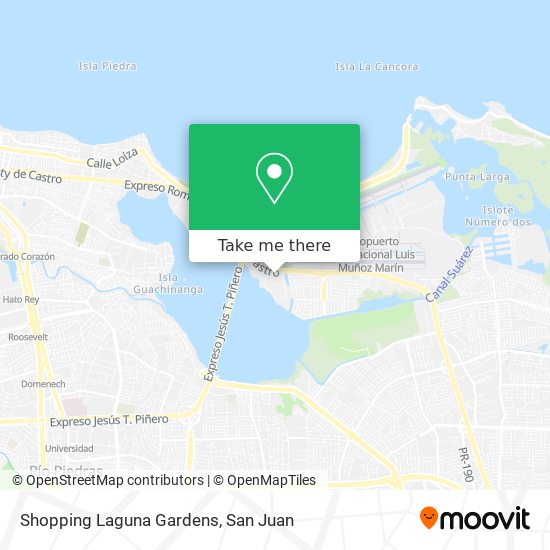 Shopping Laguna Gardens map