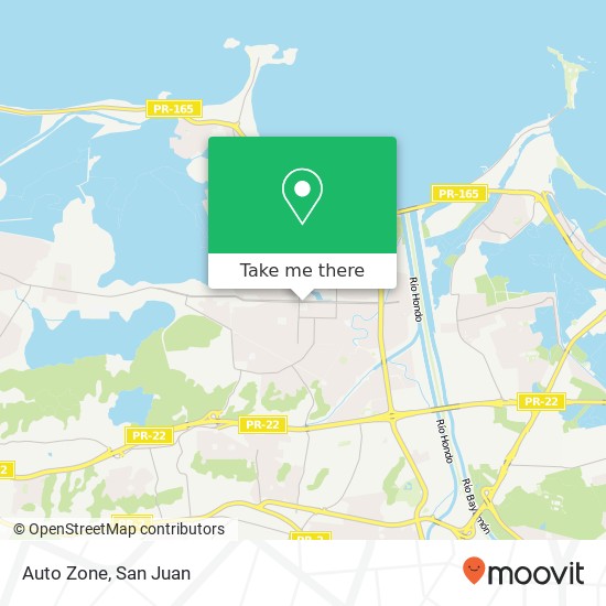 Auto Zone map