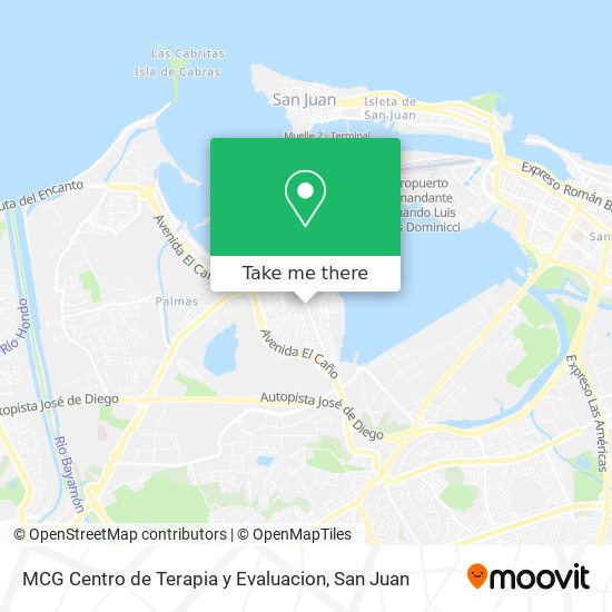 MCG Centro de Terapia y Evaluacion map