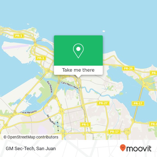 GM Sec-Tech map