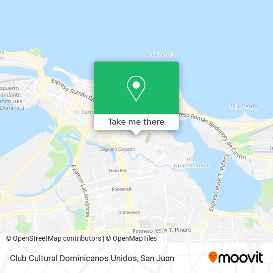 Mapa de Club Cultural Dominicanos Unidos