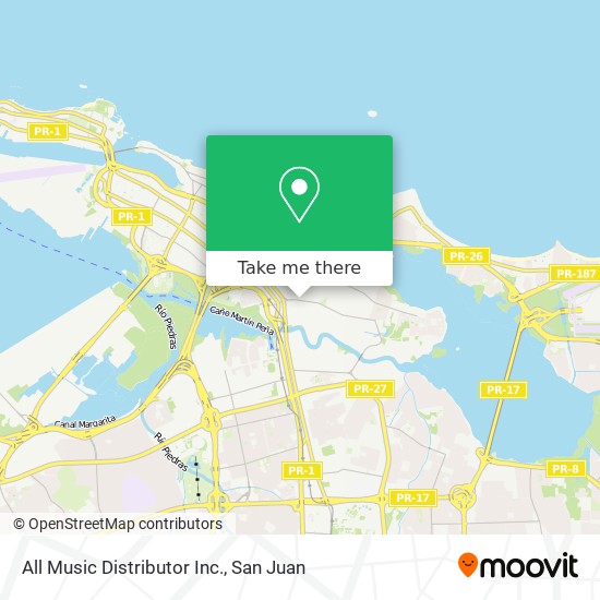 All Music Distributor Inc. map