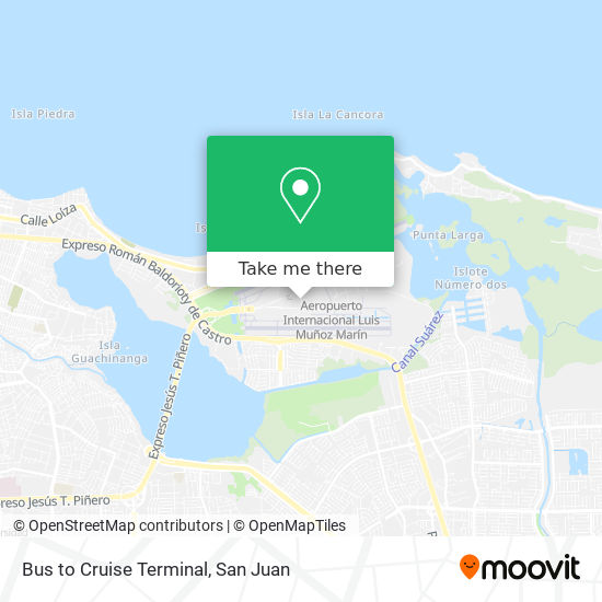 Mapa de Bus to Cruise Terminal