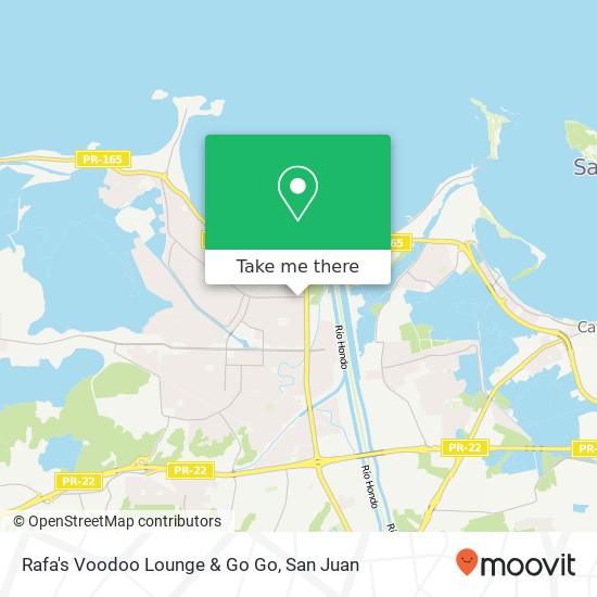Rafa's Voodoo Lounge & Go Go map