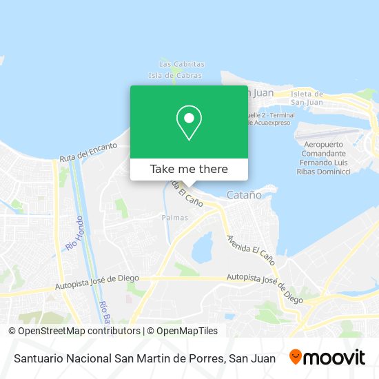 Santuario Nacional San Martin de Porres map