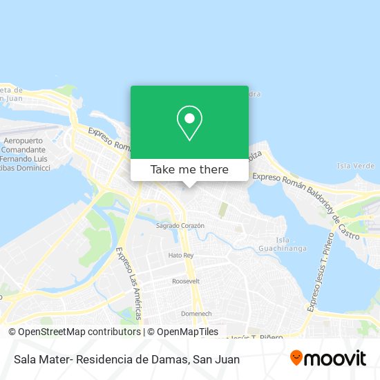 Sala Mater- Residencia de Damas map