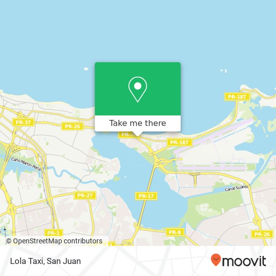 Lola Taxi map