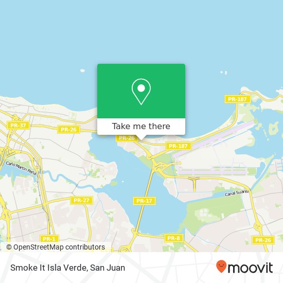 Smoke It Isla Verde map