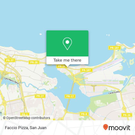 Faccio Pizza map