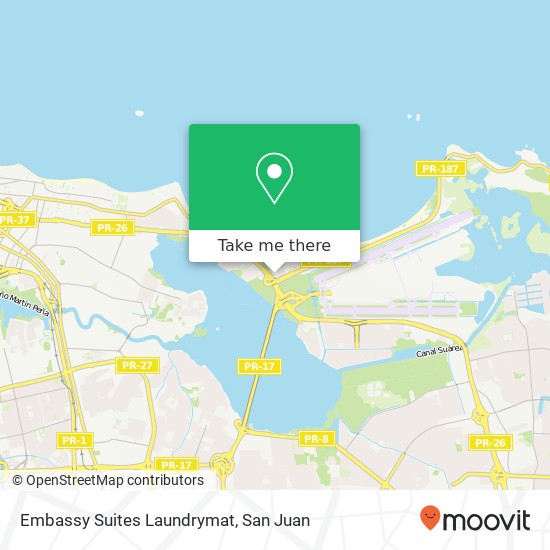 Embassy Suites Laundrymat map