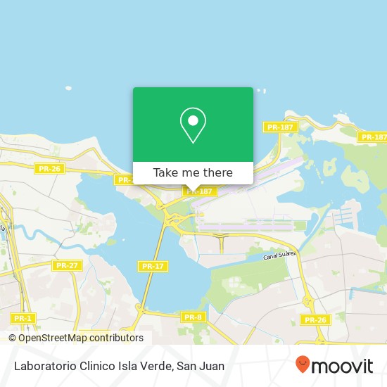 Laboratorio Clinico Isla Verde map