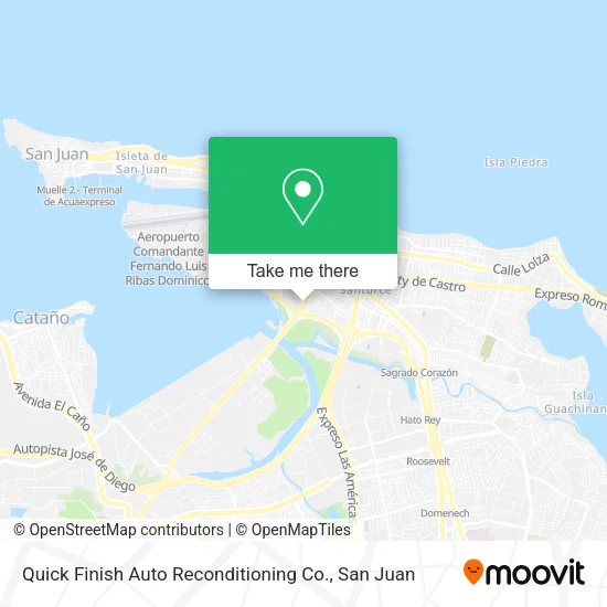 Mapa de Quick Finish Auto Reconditioning Co.