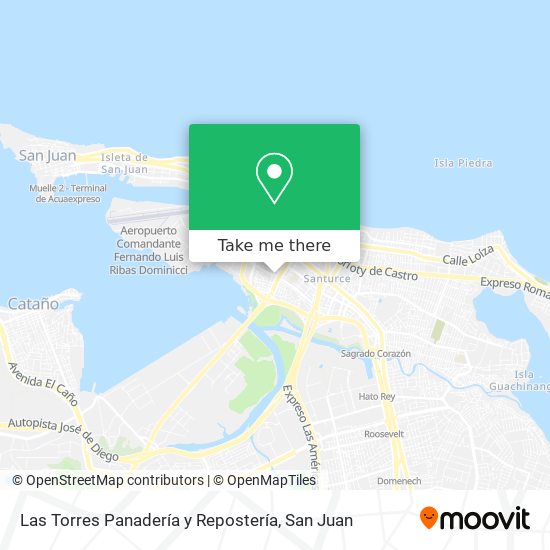 Las Torres Panadería y Repostería map