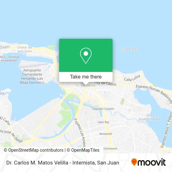 Mapa de Dr. Carlos M. Matos Velilla - Internista