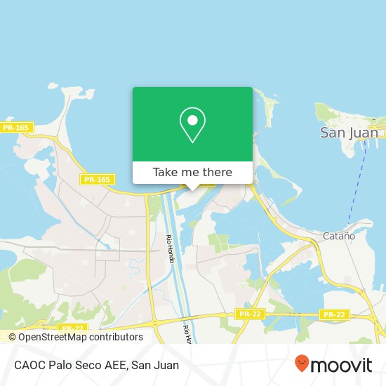 CAOC Palo Seco AEE map