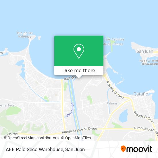 AEE Palo Seco Warehouse map