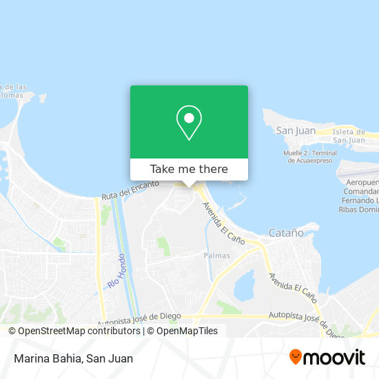 Marina Bahia map