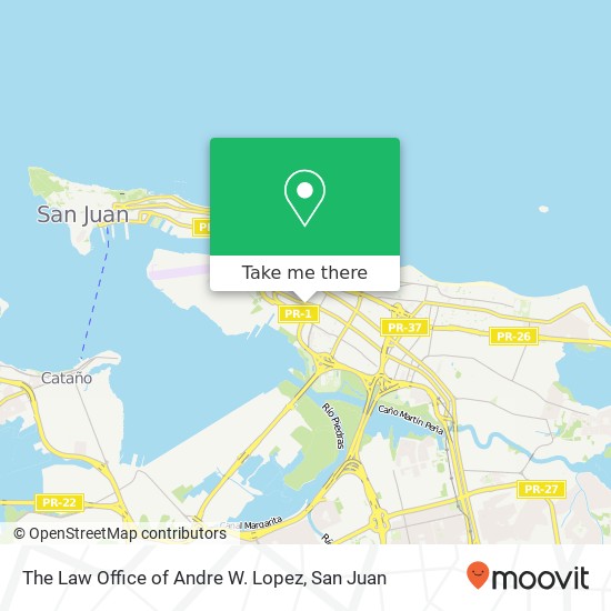 The Law Office of Andre W. Lopez map