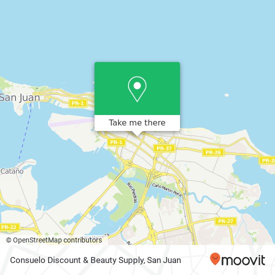 Consuelo Discount & Beauty Supply map