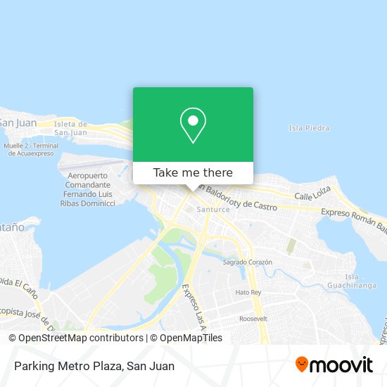 Parking Metro Plaza map