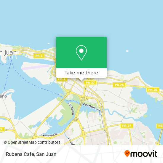 Rubens Cafe map