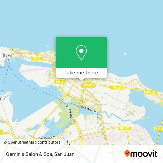 Geminis Salon & Spa map