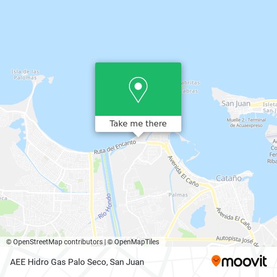 AEE Hidro Gas Palo Seco map