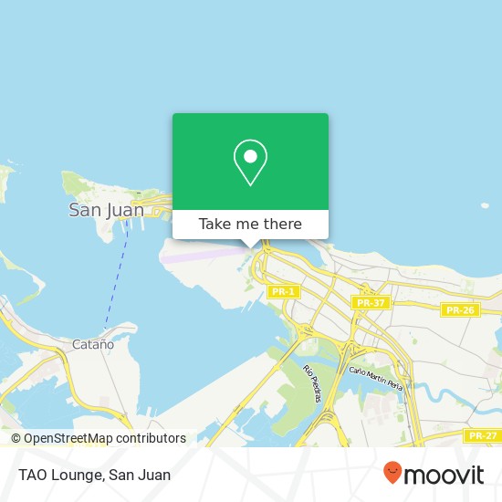 TAO Lounge map