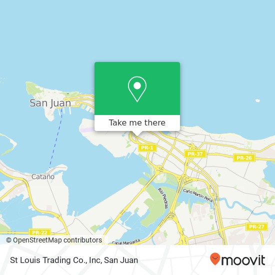 St Louis Trading Co., Inc map