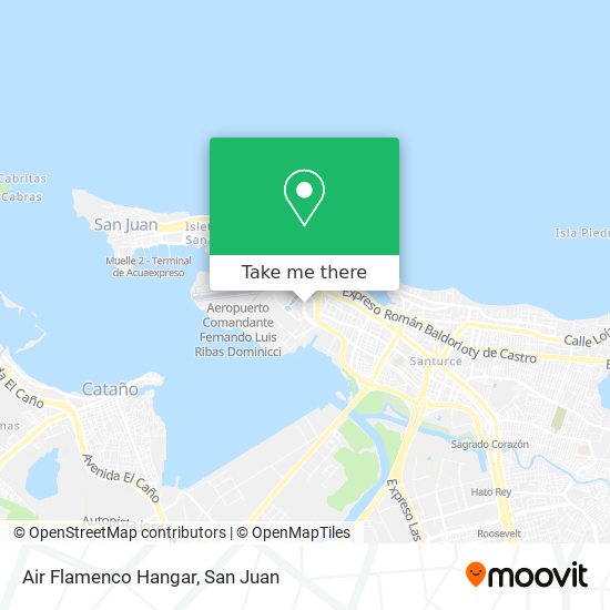 Mapa de Air Flamenco Hangar
