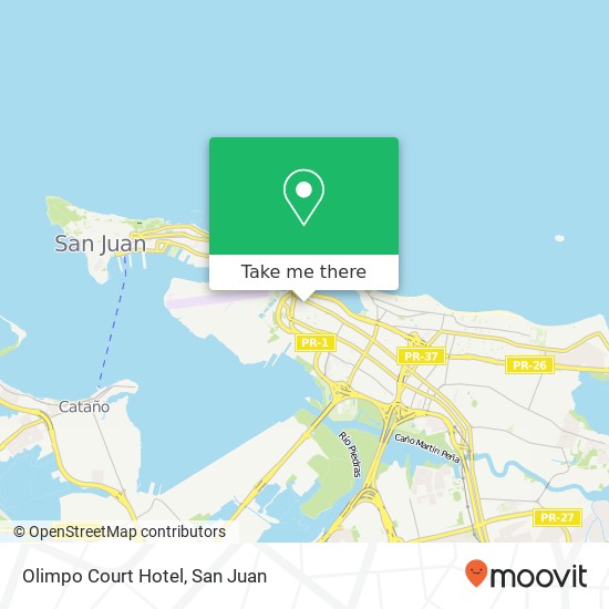 Olimpo Court Hotel map