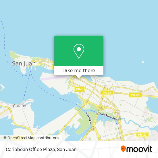 Caribbean Office Plaza map