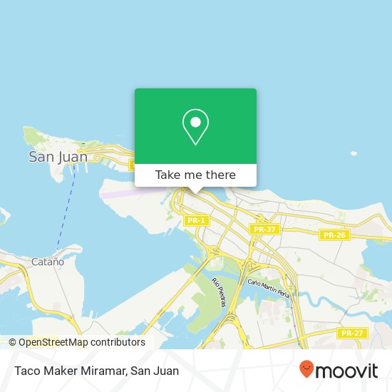 Taco Maker Miramar map