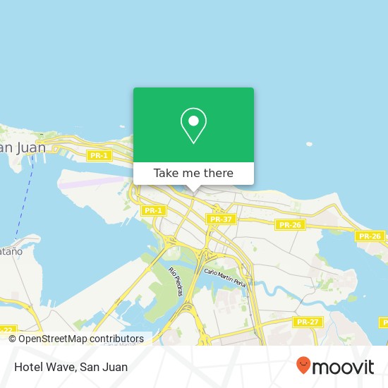 Hotel Wave map