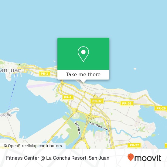 Fitness Center @ La Concha Resort map