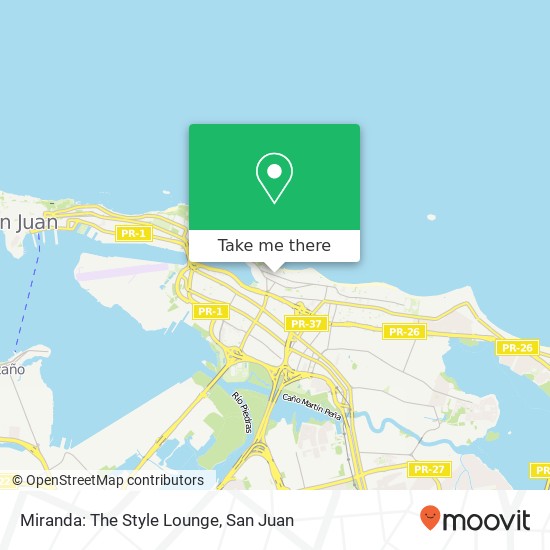 Miranda: The Style Lounge map