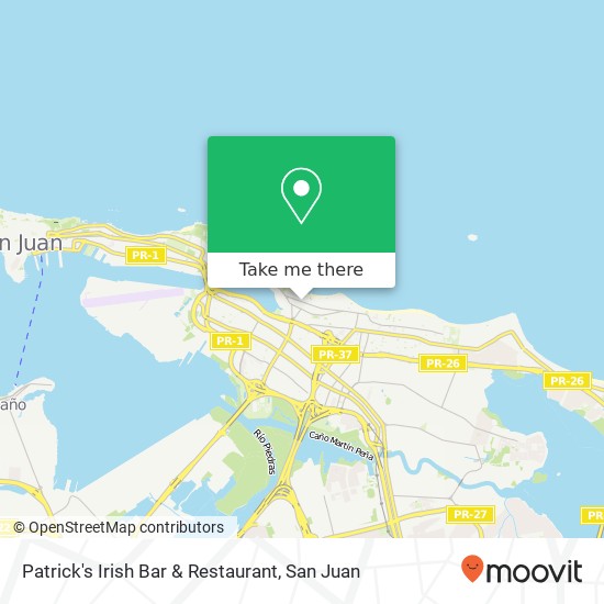 Patrick's Irish Bar & Restaurant map