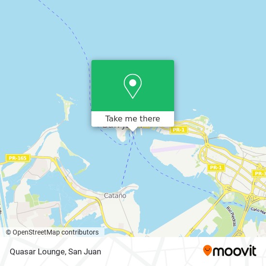 Quasar Lounge map