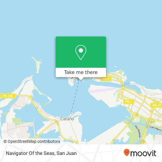 Navigator Of the Seas map