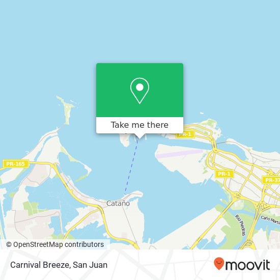 Carnival Breeze map