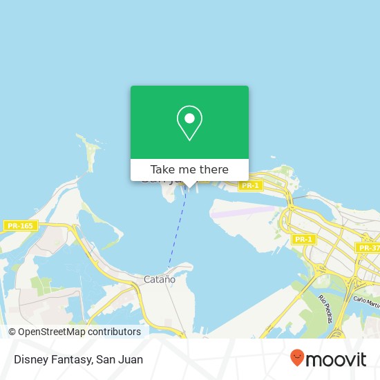 Disney Fantasy map