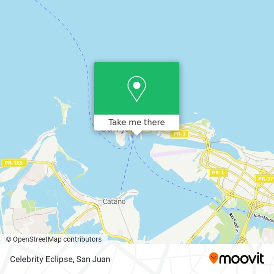 Celebrity Eclipse map