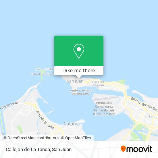 Callejón de La Tanca map